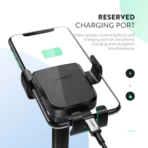 Держатель Ugreen Car Holder LP200 Gravity with Suction Cup Black (60990B): Тип автомобильный