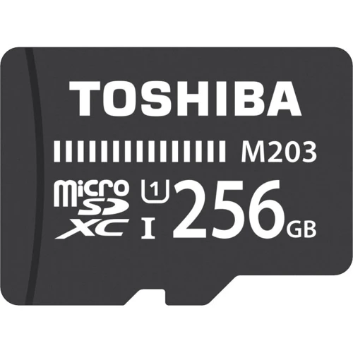 Карта памяти Toshiba 256GB microSDXC Class 10 UHS-I U1 High Speed  M203 + adapter (THN-M203K2560EA)