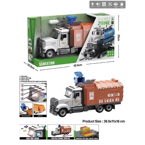 Сміттєвоз, звуки, підсвічування (YW 9083 A): Виробник Noname