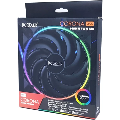 Кулер PcСooler CORONA MAX 140 RGB фото 15