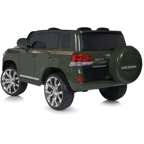 Детский электромобиль Bambi Racer Джип Toyota Land Cruiser, хаки (JJ2022EBLR-10): Рекомендуемый возраст от 3 лет до 8 лет