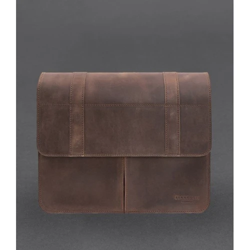 Мужская сумка почтальонка BlankNote Classic темно-коричневый (BN-BAG-55-o): Тип ручки Плечевой ремень