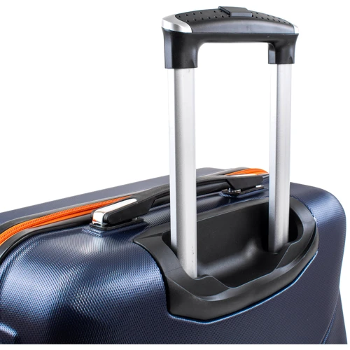 Чемодан Rogal S темно-синий (RGL720S-dark-blue-orange): Застежка Молния