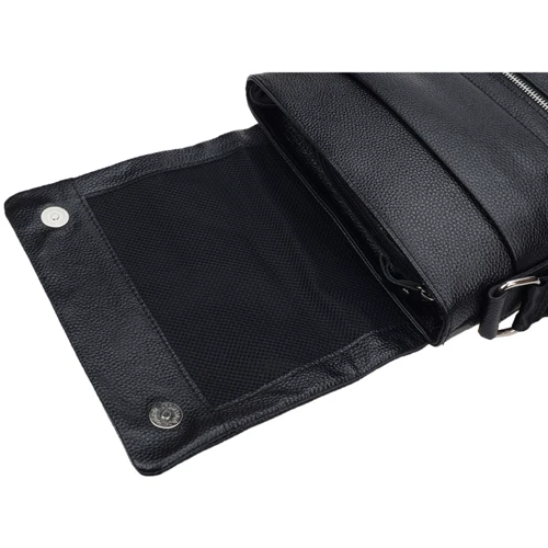 Мужская сумка планшет Borsa Leather черная (k10013-black): Страна производитель Тайвань