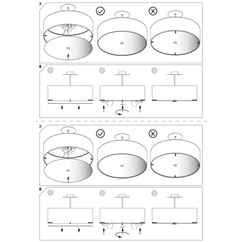 Люстра Nowodvorski 6532 Viviane E27 3x60W IP20 Gr: Тип цоколя E27 (стандарт)