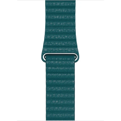 Аксесуар для Watch Apple Leather Loop Band Peacock Large (MXPN2) for Apple Watch 42/44mm