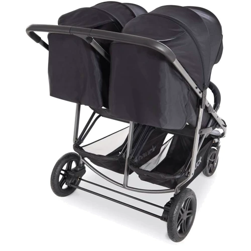 Прогулочная коляска для двойни Hauck Rapid 3R Duo с адаптерами (silver/charcoal) фото 7