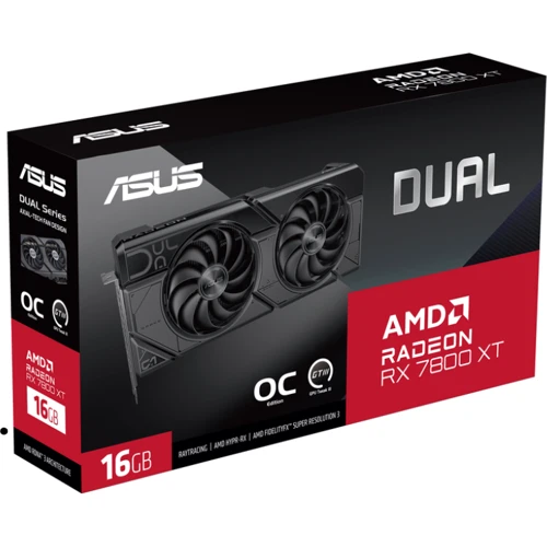 Видеокарта ASUS Dual Radeon RX 7800 XT OC Edition 16GB GDDR6 (DUAL-RX7800XT-O16G) фото 11