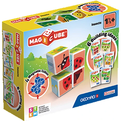 Geomag MAGICUBE Insects | Магнитные кубики Насекомые
