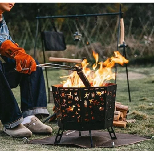 Гриль портативный раскладной Naturehike CNH22CJ036, сталь (6975641888871): Конструкция Раскладные