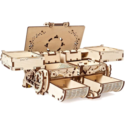 Механічний 3D пазл UGEARS "Антикварна шкатулка" (70089) фото 3