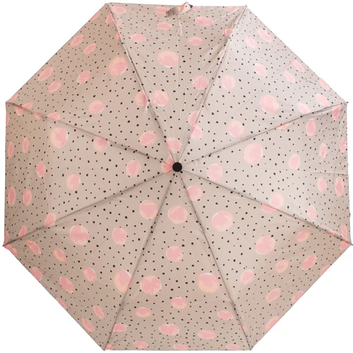 Зонт женский полуавтомат Happy Rain бежевый (U42281-3)