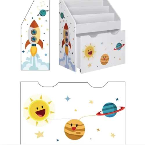 Шафа-органайзер Hop-Sport Leobert Lovely для зберігання іграшок (5903332078301)