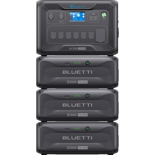 Зарядная станция Bluetti AC300 3000W + 3 Home Battery Backup B300K 8294.4Wh