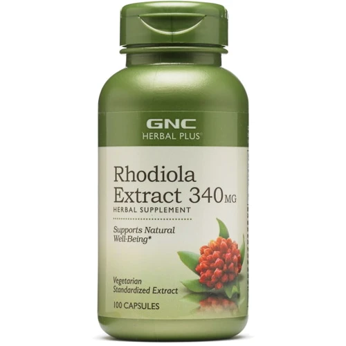 GNC Herbal Plus Rhodiola Extract Экстракт Родиолы розовой 340 mg 100 капсул