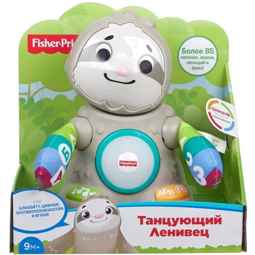 Интерактивная игрушка Fisher-Price Танцующий Ленивец серии Linkimals (GHY96): Тип Музыкальная игрушка