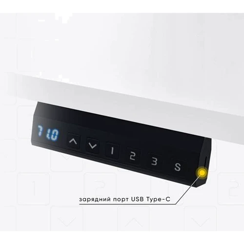 Комплект Mealux PowerDesk Lite White + Leo Air Plus Black (EVO-201 Lite W/W +Y 546 KB)