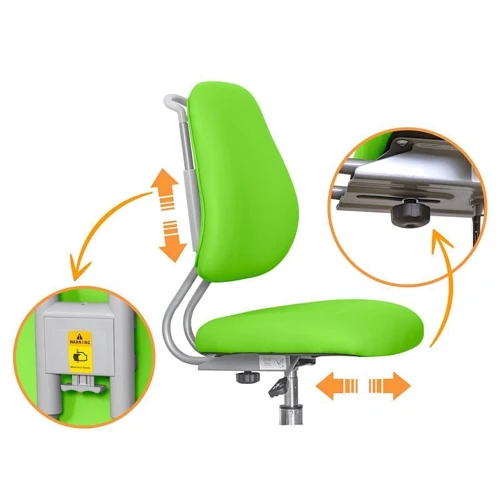Детское кресло ErgoKids Mio Ergo Pink (Y-507 KP): Max высота сиденья, см 43