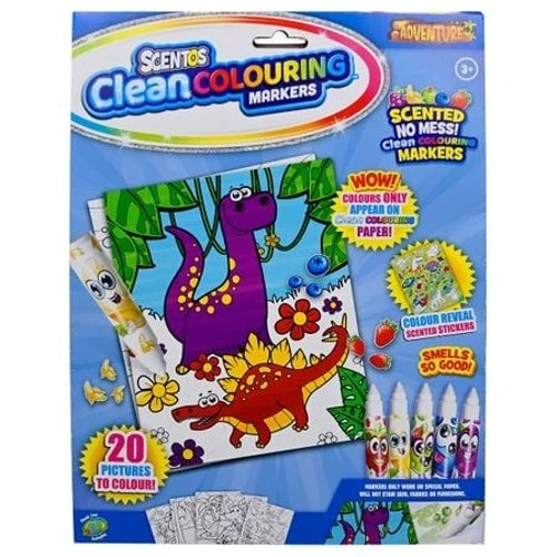 Ароматный набор для творчества Scentos Clean Colouring Увлекательные приключения (20211): Производитель Scentos