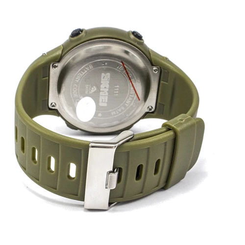 Наручний годинник Skmei 1111 Army Green: Тип циферблата Цифровий (електронний)