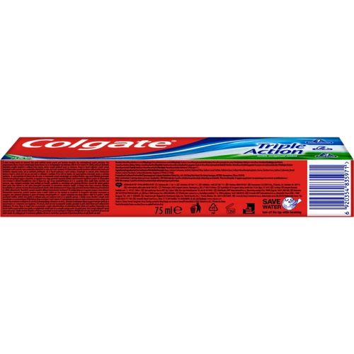 Colgate Зубная паста Тройное действие 75 ml: Возраст Без ограничений