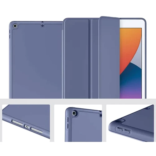 Аксесуар для iPad BeCover Tri Fold Soft TPU Silicone Purple для iPad Air 2020/iPad Air 2022 (706873): Колір фиолетовый