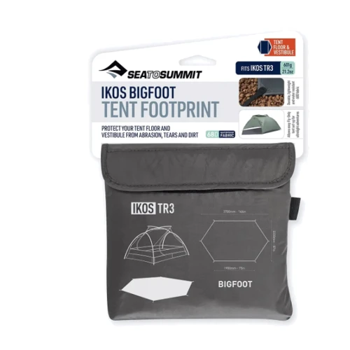 Аксессуар для палаток Футпринт Sea to Summit Ikos TR3 Footprint Charcoal (STS ATS033091-180502)