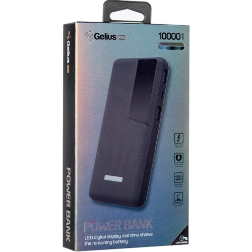Внешний аккумулятор Gelius Power Bank 10000mAh Pro Soft Blue (GP-PB10-G1): Тип батареи Литий-полимерные