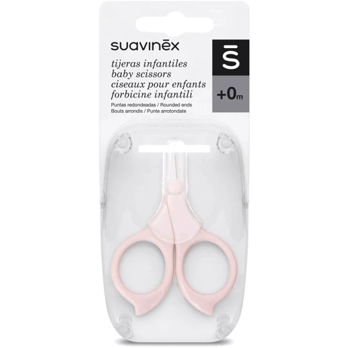 Ножницы детские Suavinex розовые (308574/3)