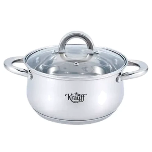 Каструля Krauff 2.8 л зі скляною кришкою 18 см (25861)