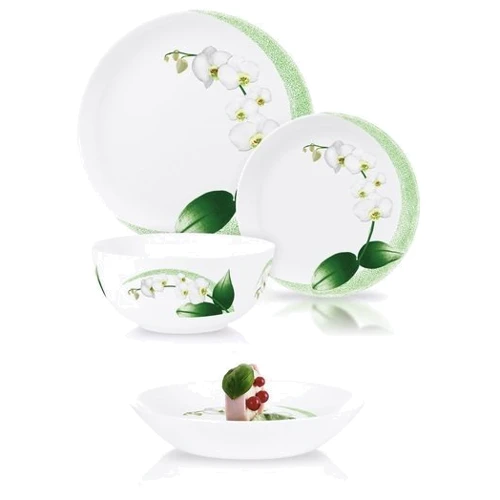 Столовий сервіз Luminarc Diwali White Orchid 19 пр. (P9741)