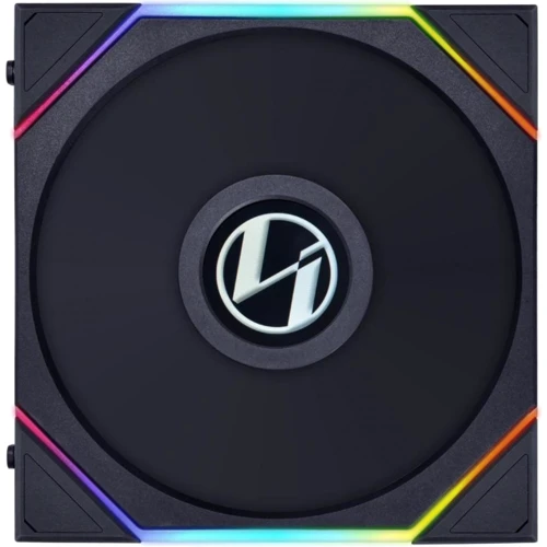 Кулер Lian Li Uni Fan TL LCD 140 Black (G99.14TLLCD1B.00): Уровень шума, dB 28.5