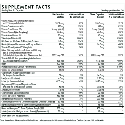 Thorne Research Children's Basic Nutrients 180 Vege Caps Витамины и минералы для детей: Пол Унисекс