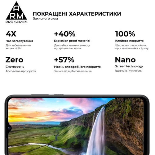Аксессуар для смартфона ArmorStandart Tempered Glass Pro Black for ZTE Blade A53 / A53 Pro (ARM68738): Цвет черный