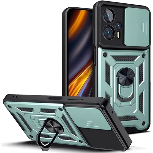 Чохол для телефона Mobile Case Camshield Serge Ring Green для Xiaomi Poco X4 GT