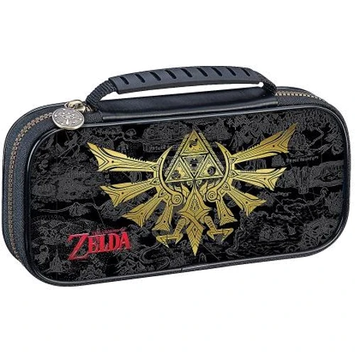 Аксессуар для приставок Deluxe Travel Case Zelda Black Gold Logo (Nintendo Switch)