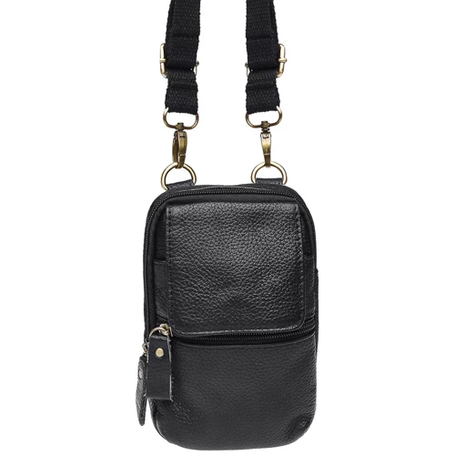 Чоловіча сумка через плече Keizer чорна (K11024-black)