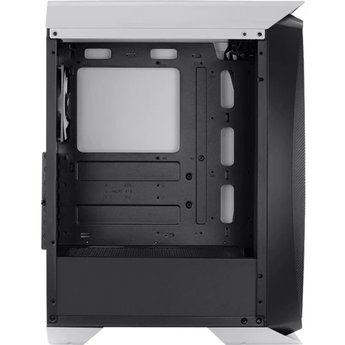 Корпус AeroCool Aero One Frost-GWTv1 (4710562752335): Материал передней панели пластик, сталь