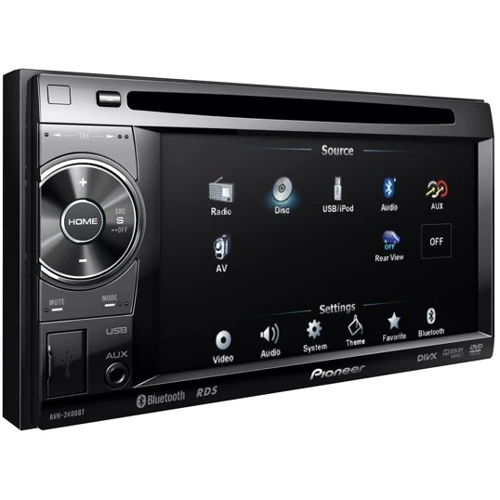 Pioneer AVH-2400BT: Формфактор 2 DIN (универсальная)