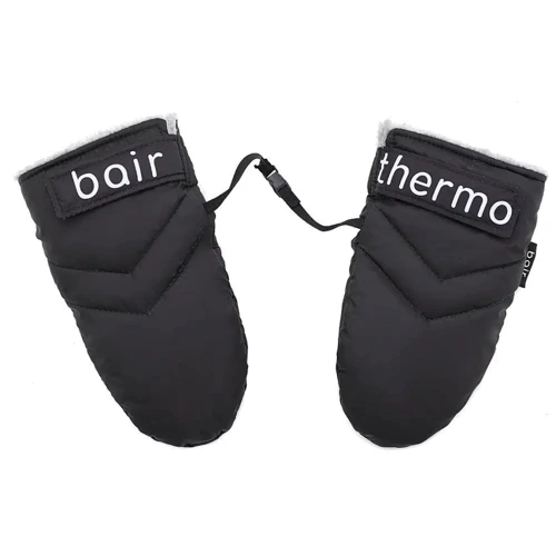 Варежки для коляски Bair Thermo Mittens черные 29х15 см