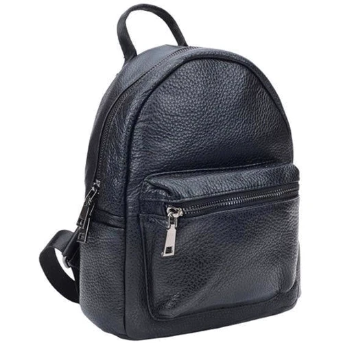 Женский рюкзак Borsa Leather черный (1t408-black)