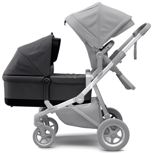 Детская коляска 2 в 1 Thule Sleek + Bassinet (Energy Red) (TH11000009): Ширина шасси 60,5 см