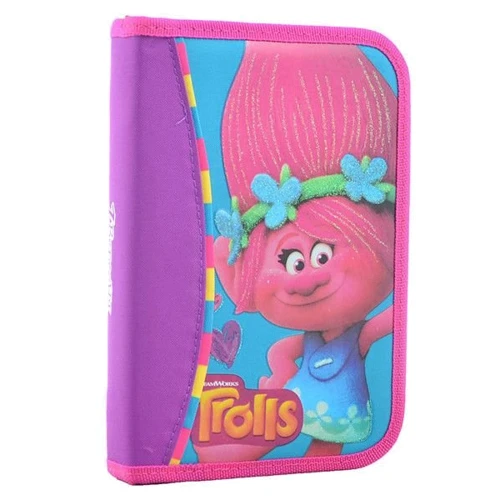 Пенал твердый одинарный без клапана 1 Вересня Trolls (531782)