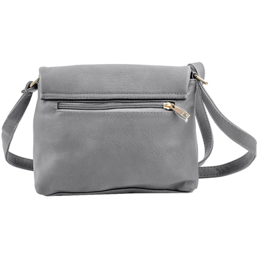 Женская сумка почтальонка Valiria Fashion серая (ODA5903-9): Застежка Молния
