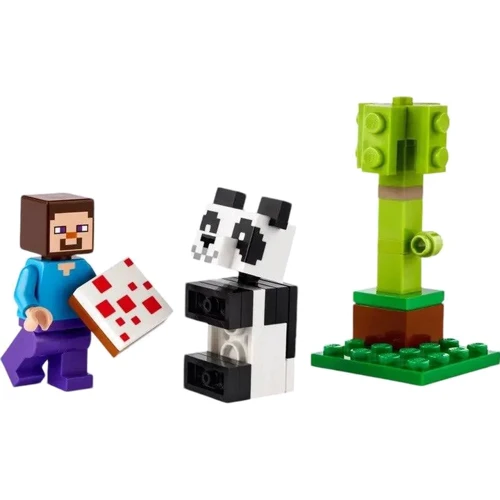 Конструктор LEGO Minecraft Стів та малюк-панда (30672): Серія MINECRAFT