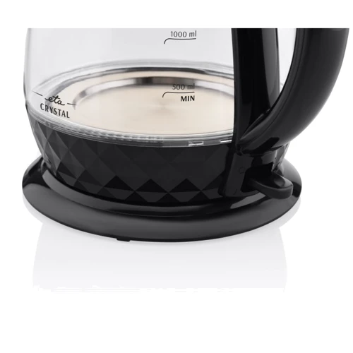 Електрочайник ETA Crystal 315490000 black: Тип нагрівального елементу Дисковый (скрытый)