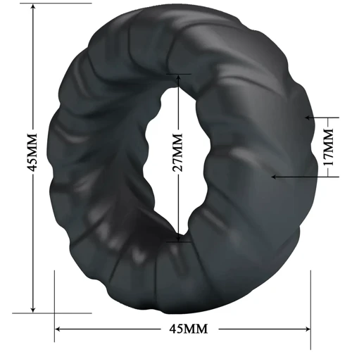 Кільце ерекційне LYBAILE Crazy Bull №1 - JERIKO super soft silicone (BI-210359)