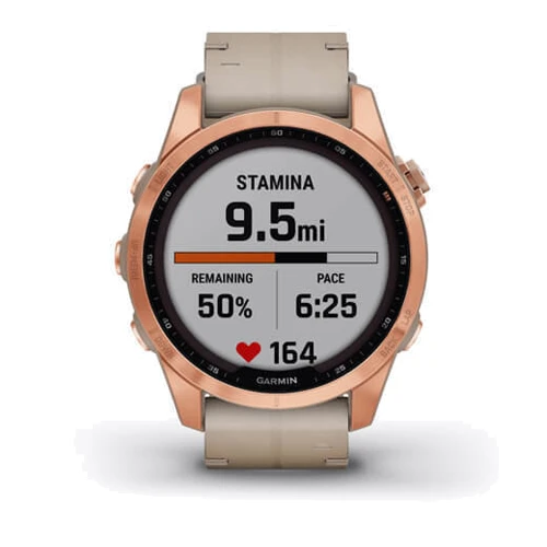 Смарт-часы Garmin Fenix 7S Sapphire Solar Rose Gold Titanium with Limestone Leather Band (010-02539-35): Совместимые ОС Android / iOS