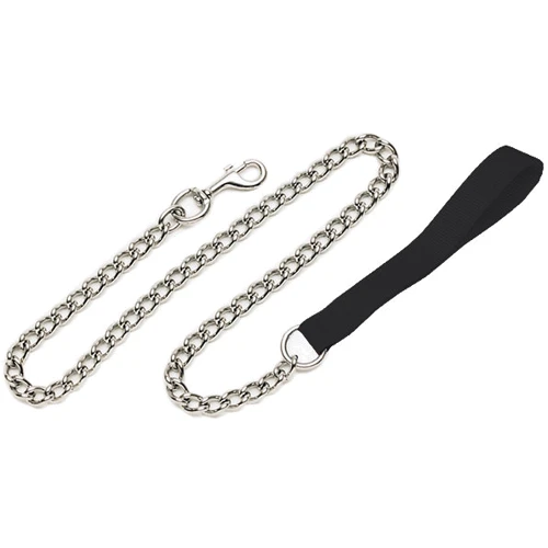 Поводок-цепочка Coastal Titan Chain Dog Leash для собак черный 1 смx1.2 м