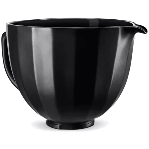 Чаша KitchenAid керамическая с ручкой 4.7 л черная раковина (5KSM2CB5PBS )